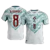 Camiseta B.FERNANDES #8 Portugal 2026 Segunda Equipación Copa del Mundo - Versión Hincha - camisetasfutbol