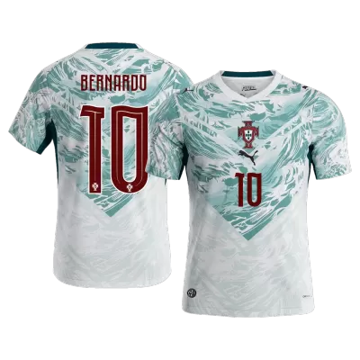 Camiseta BERNARDO #10 Portugal 2026 Segunda Equipación Copa del Mundo - Versión Hincha - camisetasfutbol