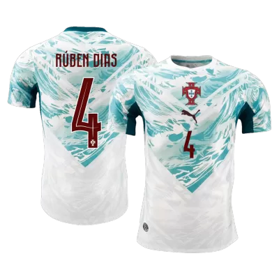 Camiseta versión jugador RÚBEN DIAS #4 Portugal 2026 Segunda Equipación Copa del Mundo - Versión Jugador - camisetasfutbol