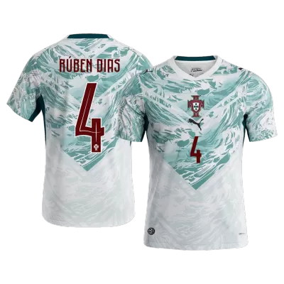 Camiseta RÚBEN DIAS #4 Portugal 2026 Segunda Equipación Copa del Mundo - Versión Hincha - camisetasfutbol