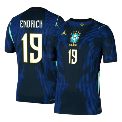 Camiseta versión jugador ENDRICK #19 Brazil 2026 Segunda Equipación Copa del Mundo - Versión Jugador - camisetasfutbol