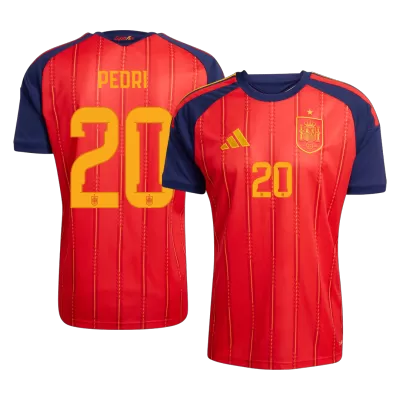 Calidad Premium Camiseta PEDRI #20 España 2026 Primera Equipación Copa del Mundo -Versión Hincha - camisetasfutbol