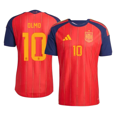 Camiseta versión jugador OLMO #10 España 2026 Primera Equipación Copa del Mundo - Versión Jugador - camisetasfutbol
