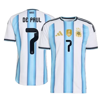 Camiseta versión jugador DE PAUL #7 Argentina 2026 Primera Equipación Copa del Mundo - Versión Jugador - camisetasfutbol