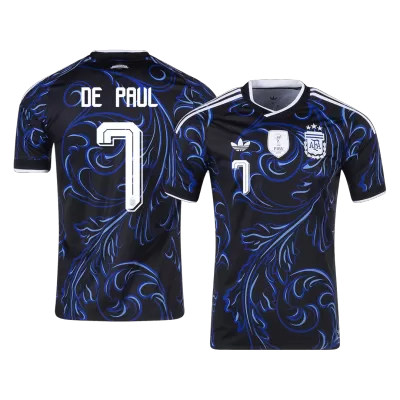 Camiseta DE PAUL #7 Argentina 2026 Segunda Equipación Copa del Mundo - Versión Hincha - camisetasfutbol