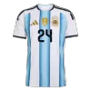 Calidad Premium Camiseta E. FERNANDEZ #24 Argentina 2026 Primera Equipación Copa del Mundo -Versión Hincha - camisetasfutbol