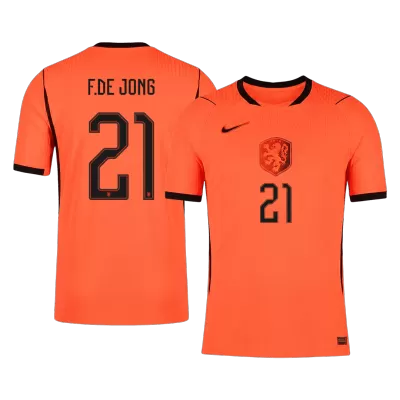 Camiseta versión jugador F.DE JONG #21 Holanda 2026 Primera Equipación Copa del Mundo - Versión Jugador - camisetasfutbol