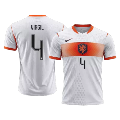 Camiseta versión jugador VIRGIL #4 Holanda 2026 Segunda Equipación Copa del Mundo - Versión Jugador - camisetasfutbol