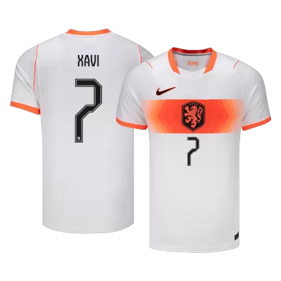 Camiseta XAVI #7 Holanda 2026 Segunda Equipación Copa del Mundo - Versión Hincha - camisetasfutbol