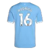Camiseta RODRIGO #16 Manchester City 2026/27 Primera Equipación - Versión Hincha - camisetasfutbol