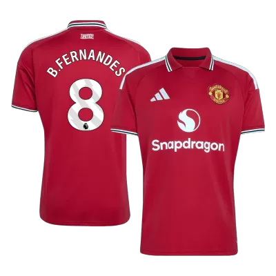 Camiseta B.FERNANDES #8 Manchester United 2026/27 Primera Equipación - Versión Hincha - camisetasfutbol