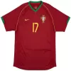 Camiseta Retro 2006 C.Ronaldo #17 Portugal Primera Equipación Copa del Mundo - camisetasfutbol