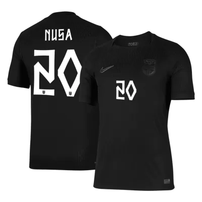 Camiseta versión jugador NUSA #20 Noruega 2026 Segunda Equipación Copa del Mundo - Versión Jugador - camisetasfutbol