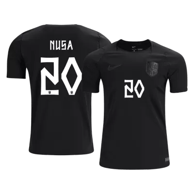 Camiseta NUSA #20 Noruega 2026 Segunda Equipación Copa del Mundo - Versión Hincha - camisetasfutbol