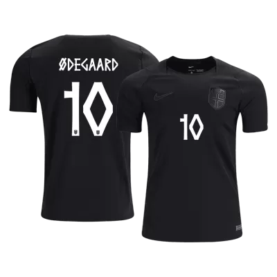 Camiseta ØDEGAARD #10 Noruega 2026 Segunda Equipación Copa del Mundo - Versión Hincha - camisetasfutbol