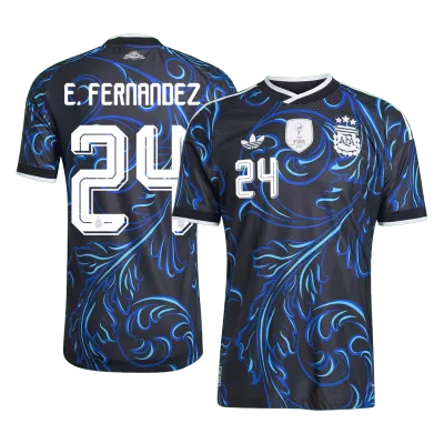 Camiseta versión jugador E. FERNÁNDEZ #24 Argentina 2026 Segunda Equipación Copa del Mundo - Versión Jugador - camisetasfutbol