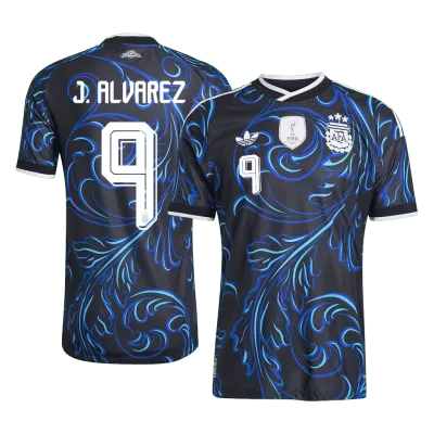 Camiseta versión jugador J. ALVAREZ #9 Argentina 2026 Segunda Equipación Copa del Mundo - Versión Jugador - camisetasfutbol