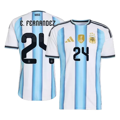 Camiseta versión jugador E. FERNANDEZ #24 Argentina 2026 Primera Equipación Copa del Mundo - Versión Jugador - camisetasfutbol