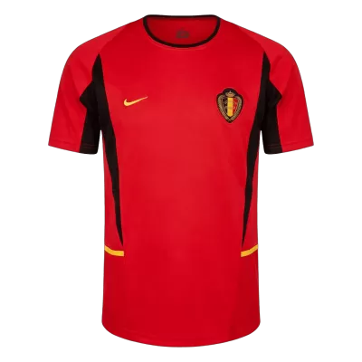 Camiseta Retro 2002 Bélgica Primera Equipación Copa del Mundo - camisetasfutbol