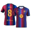 Camiseta PEDRI #8 Barcelona 2026/27 Primera Equipación - Versión Hincha - camisetasfutbol