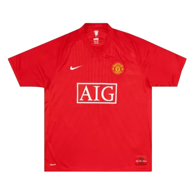 Camiseta Retro 2007/08 Manchester United Primera Equipación - camisetasfutbol