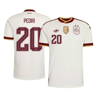 Camiseta versión jugador PEDRI #20 España 2026 Segunda Equipación Copa del Mundo - Versión Jugador【Edición Campeón】 - camisetasfutbol