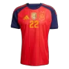 Camiseta CUBARSÍ #22 España 2026 Primera Equipación Copa del Mundo - Versión Hincha【Edición Campeón】 - camisetasfutbol