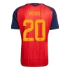 Camiseta PEDRI #20 España 2026 Primera Equipación Copa del Mundo - Versión Hincha【Edición Campeón】 - camisetasfutbol