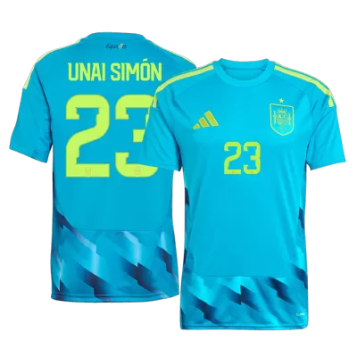 Camiseta UNAI SIMÓN #23 España 2026 Portero Copa del Mundo - Versión Hincha - camisetasfutbol