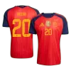 Camiseta PEDRI #20 España 2026 Primera Equipación Copa del Mundo - Versión Hincha【Edición Campeón】 - camisetasfutbol