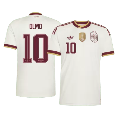 Camiseta OLMO #10 España 2026 Segunda Equipación Copa del Mundo - Versión Hincha【Edición Campeón】 - camisetasfutbol