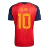Camiseta OLMO #10 España 2026 Primera Equipación Copa del Mundo - Versión Hincha【Edición Campeón】 - camisetasfutbol