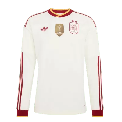 Camiseta Manga Larga España 2026 Segunda Equipación Copa del Mundo - Versión Hincha - camisetasfutbol