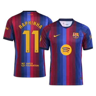 Calidad Premium Camiseta RAPHINHA #11 Barcelona 2026/27 Primera Equipación - Versión Hincha - camisetasfutbol