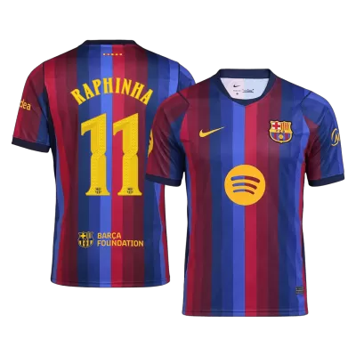 Calidad Premium UCL Camiseta RAPHINHA #11 Barcelona 2026/27 Primera Equipación - Versión Hincha - camisetasfutbol