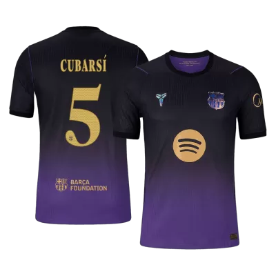 UCL Camiseta versión jugador CUBARSÍ #5 Barcelona 2026/27 Segunda Equipación - Versión Jugador - camisetasfutbol