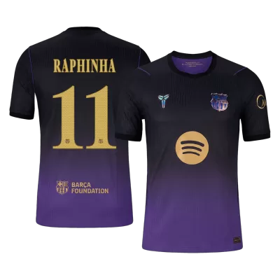 UCL Camiseta versión jugador RAPHINHA #11 Barcelona 2026/27 Segunda Equipación - Versión Jugador - camisetasfutbol