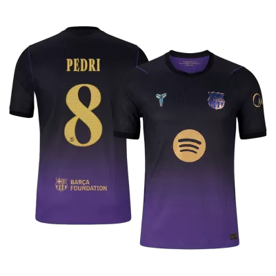 UCL Camiseta versión jugador PEDRI #8 Barcelona 2026/27 Segunda Equipación - Versión Jugador - camisetasfutbol