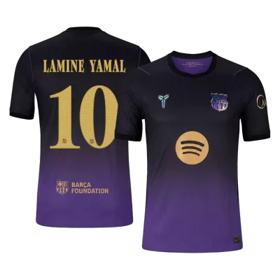 UCL Camiseta versión jugador LAMINE YAMAL #10 Barcelona 2026/27 Segunda Equipación - Versión Jugador - camisetasfutbol