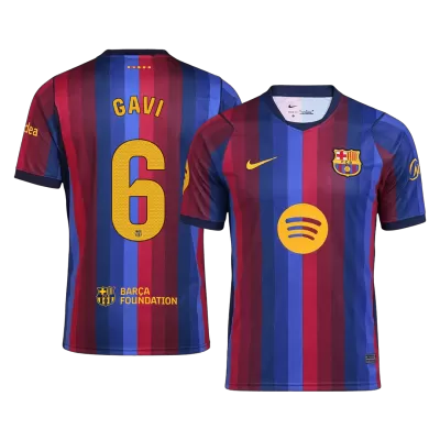Calidad Premium Camiseta GAVI #6 Barcelona 2026/27 Primera Equipación - Versión Hincha - camisetasfutbol