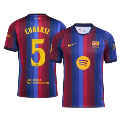 Calidad Premium UCL Camiseta CUBARSÍ #5 Barcelona 2026/27 Primera Equipación - Versión Hincha - camisetasfutbol