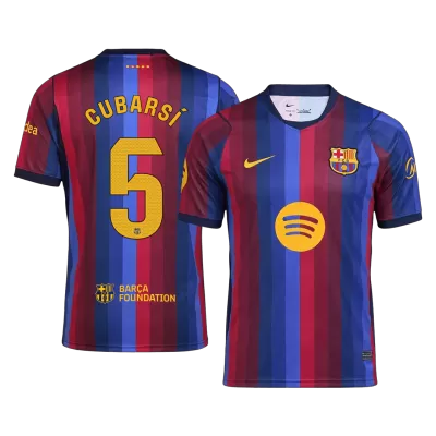 Calidad Premium Camiseta CUBARSÍ #5 Barcelona 2026/27 Primera Equipación - Versión Hincha - camisetasfutbol