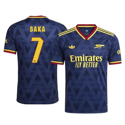 UCL Camiseta versión jugador SAKA #7 Arsenal 2026/27 Segunda Equipación - Versión Jugador - camisetasfutbol