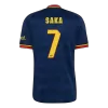 UCL Camiseta SAKA #7 Arsenal 2026/27 Segunda Equipación - Versión Hincha - camisetasfutbol