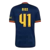 UCL Camiseta RICE #41 Arsenal 2026/27 Segunda Equipación - Versión Hincha - camisetasfutbol