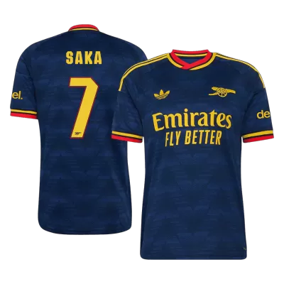 UCL Camiseta SAKA #7 Arsenal 2026/27 Segunda Equipación - Versión Hincha - camisetasfutbol