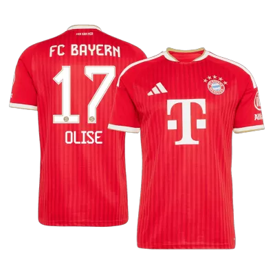 Camiseta OLISE #17 Bayern Munich 2026/27 Primera Equipación - Versión Hincha - camisetasfutbol