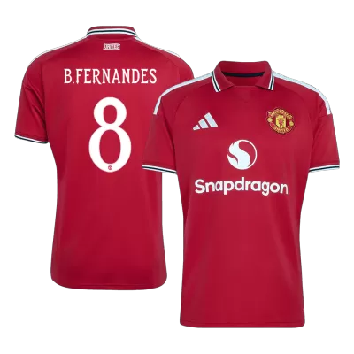 UCL Camiseta B.FERNANDES #8 Manchester United 2026/27 Primera Equipación - Versión Hincha - camisetasfutbol