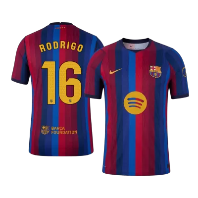 Camiseta versión jugador RODRIGO #16 Barcelona 2026/27 Primera Equipación - Versión Jugador - camisetasfutbol