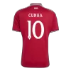 UCL Camiseta CUNHA #10 Manchester United 2026/27 Primera Equipación - Versión Hincha - camisetasfutbol